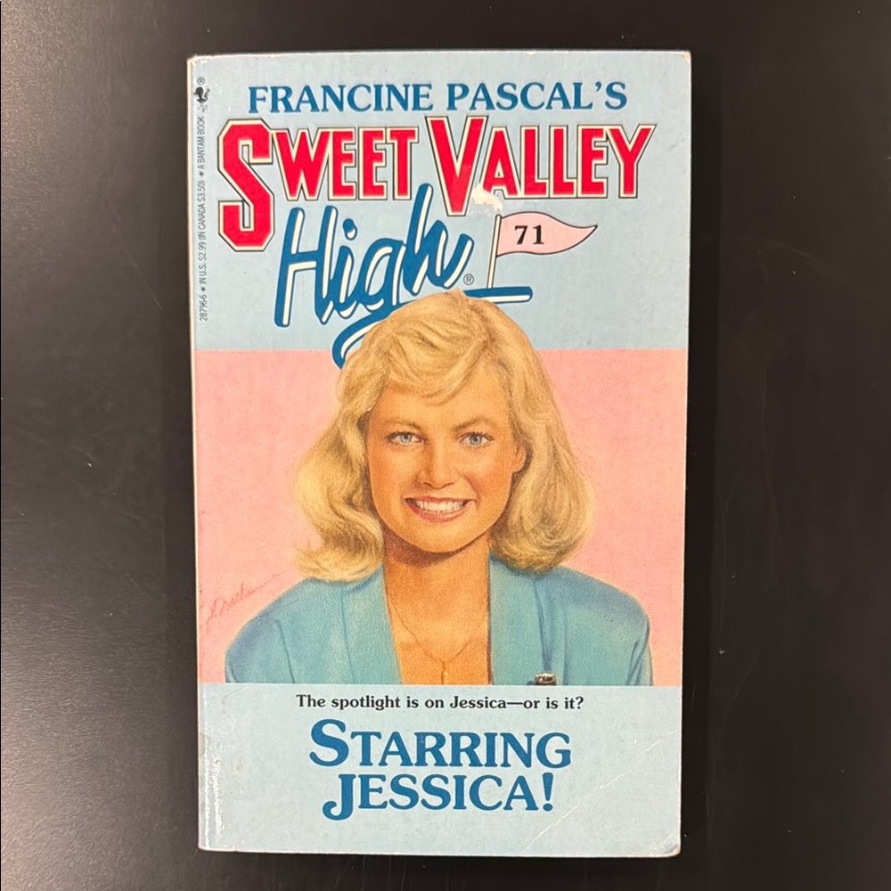 Sweet Valley High #71: Starring Jessica! - Vintage Paperback Novel